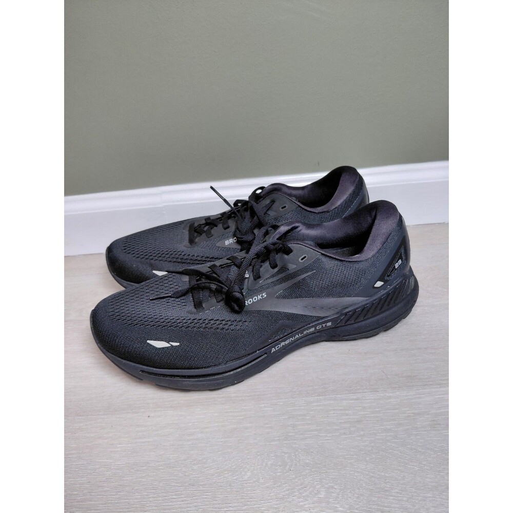 Size 13 2E - Brooks Adrenaline GTS 23 Black Ebony Men's Sneakers